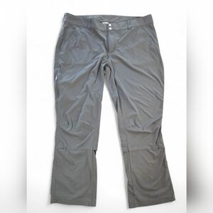 Columbia Omni-Shield Pants Women 20W Short Gray Hiking Outdoor Convertible